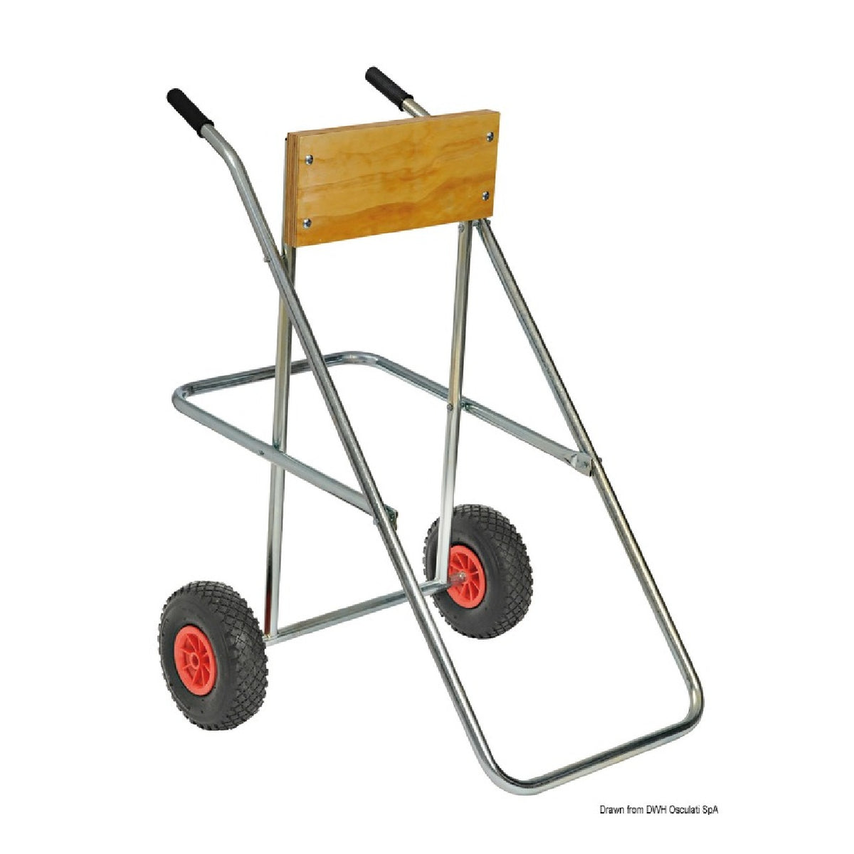 Caballete de motor plegable mediano Osculati 47.372.10