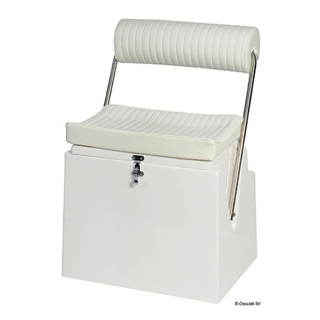 Osculati 48.292.02 Open-Boat Helm Seat with Folding Backrest