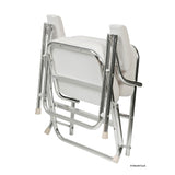 Osculati Sedia del Capitano in alluminio anodizzato 48.340.00