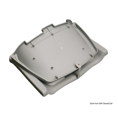 Oceansouth Klappbarer Angelstuhl, Grau 48.405.01