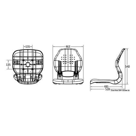 Asiento ergonómico Oceansouth Sirocco 48.407.01