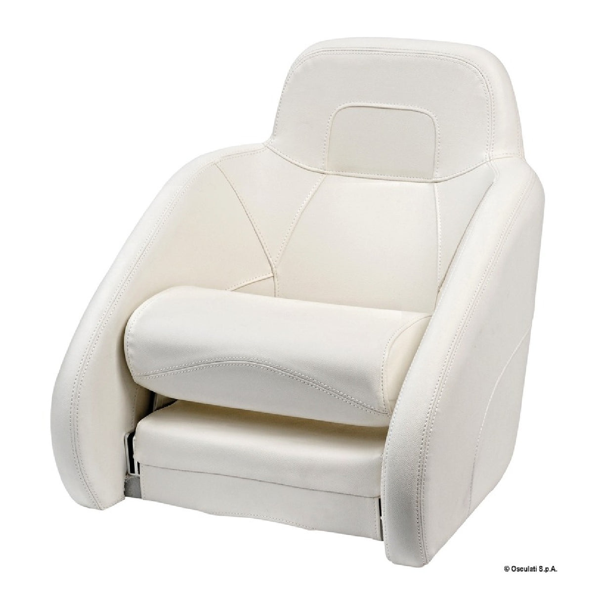 Asiento anatómico acolchado Osculati con elevación H54 48.410.01