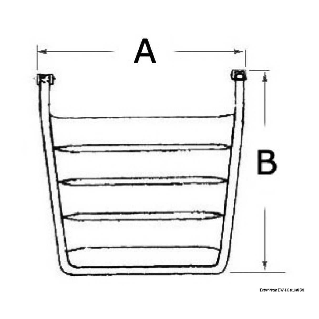 Osculati Plancetta di poppa 52x58 cm 48.420.03