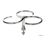 Osculati Edelstahl-Becherhalter mit Nieten 48.429.01