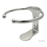 Osculati Portavasos individual de acero inoxidable con fijación por tornillos 48.429.10