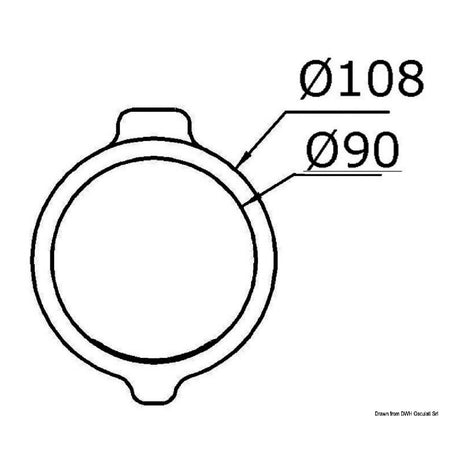 Osculati Portabicchiere - portatazza - portalattina Swing-Out 48.429.80
