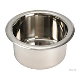 Portavasos/latas de acero inoxidable Osculati BLACK 48.430.80