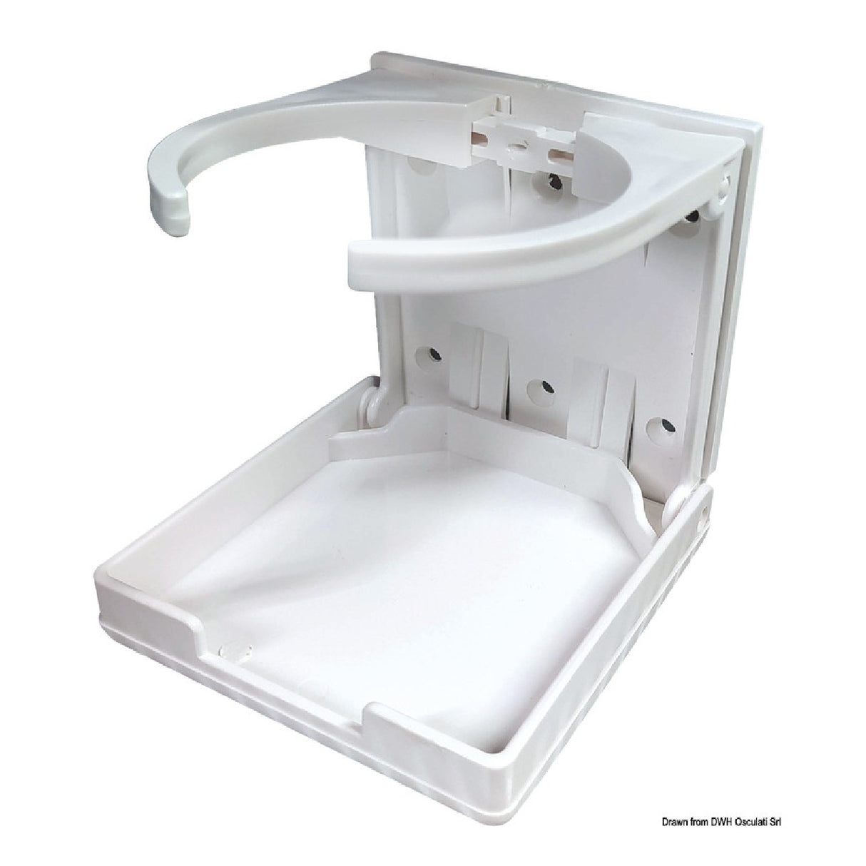 Osculati Portabicchieri pieghevole in plastica 48.430.05