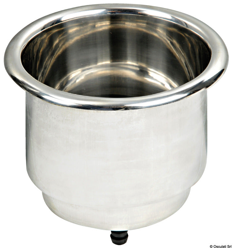 Osculati Portabicchieri inox XL con drenaggio senza logo Different drain plug 48.430.71