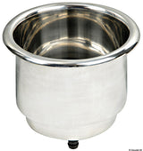Osculati Portabicchieri inox XL con drenaggio senza logo Different drain plug 48.430.71