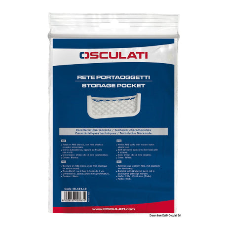 Osculati Rete portaoggetti 48.434.10