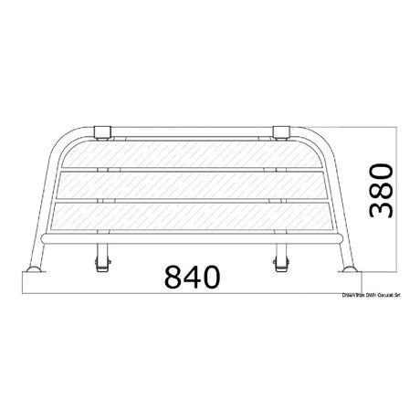 Osculati Plancetta di poppa per barche a vela / motorsailer 48.443.01