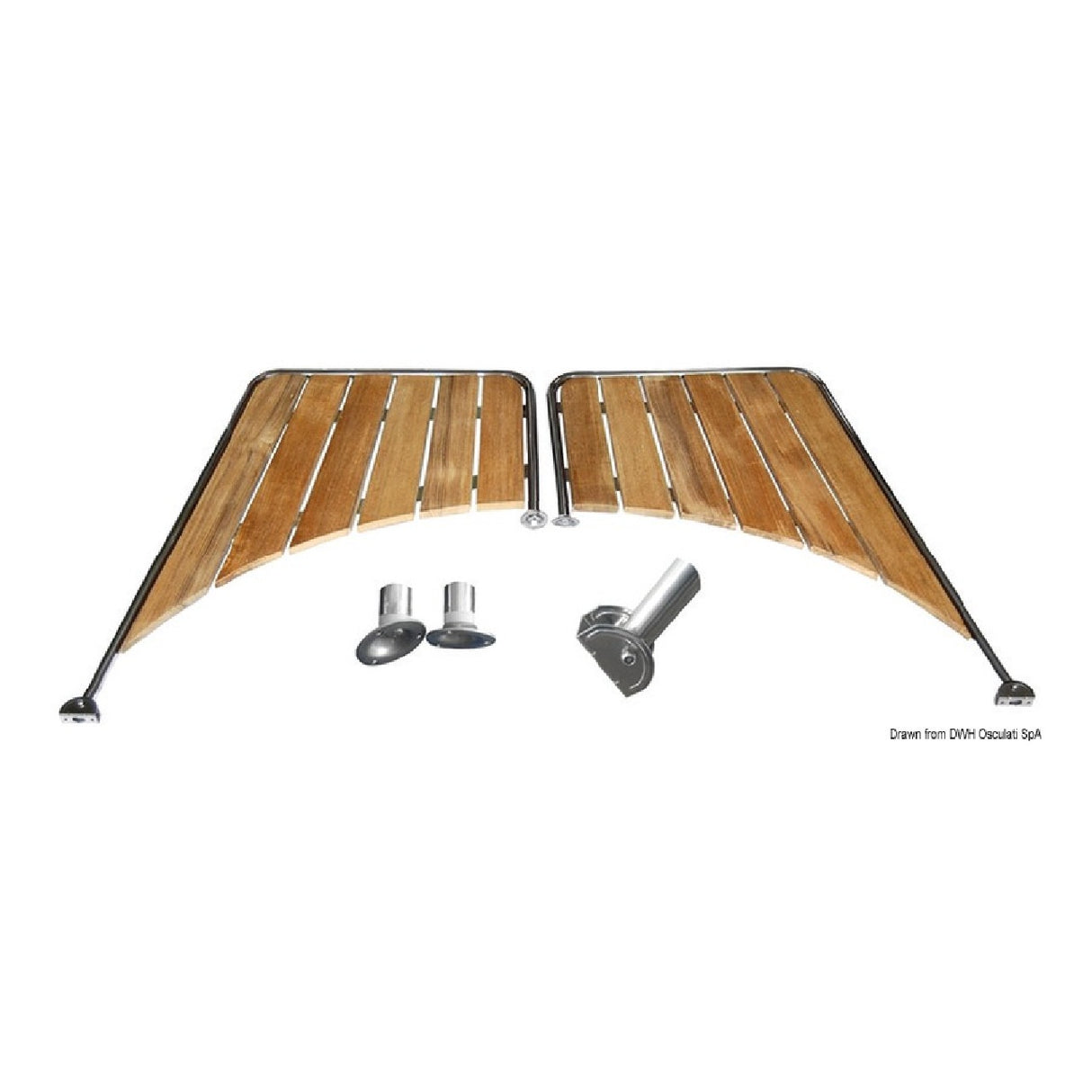 Osculati Plancetta per scafi a poppa tonda (Gozzi / Pilotine) 48.443.40