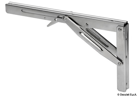 Brazo plegable corto de acero inoxidable Osculati para mesas 48.617.00