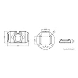 Osculati Sedile pesca da combattimento Adriatico 48.680.07