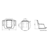 Osculati Solo scocca per 48.680.10 48.681.10