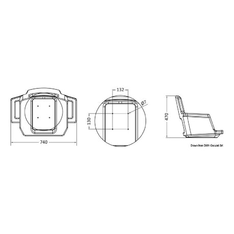 Osculati Solo scocca per 48.680.10 48.681.10