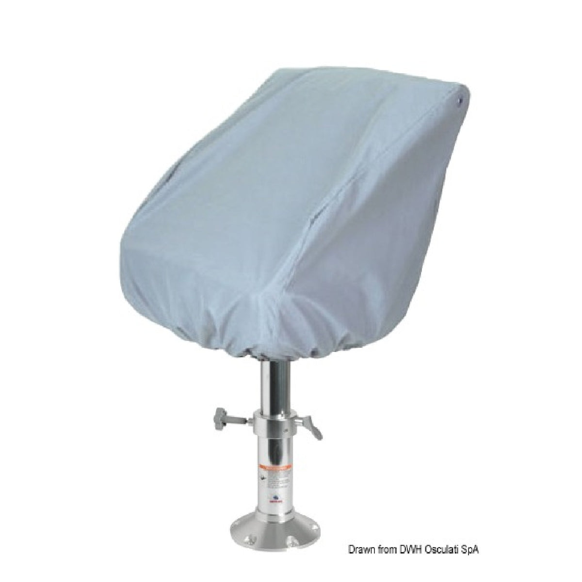 Osculati Sitzbezug aus 300D-Gewebe, Grau 48.688.01