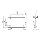 Osculati Kit slitta scorrevole per piedi sedile 48.692.04