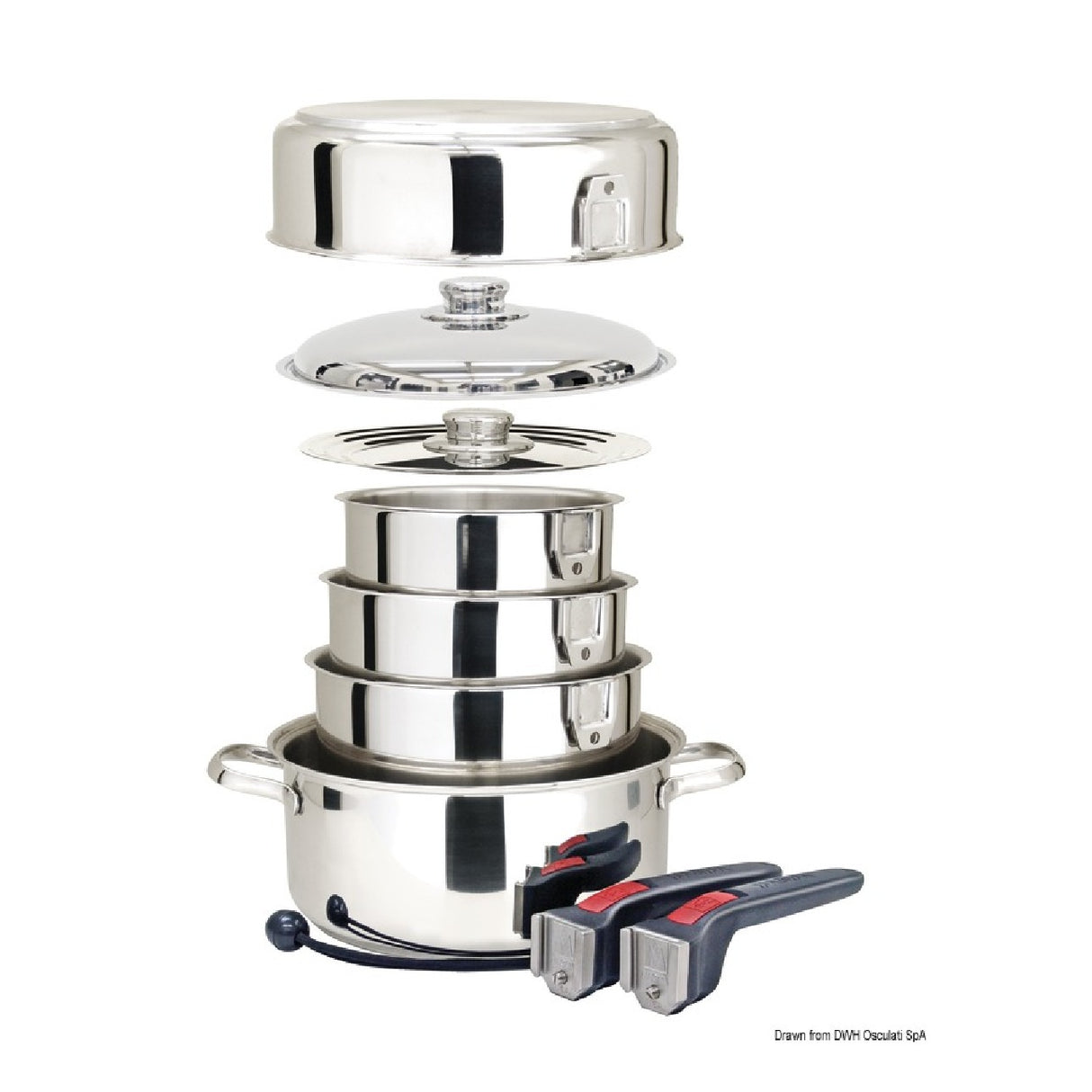 Magma Europe Pentole impilabili popote interno in ceramica