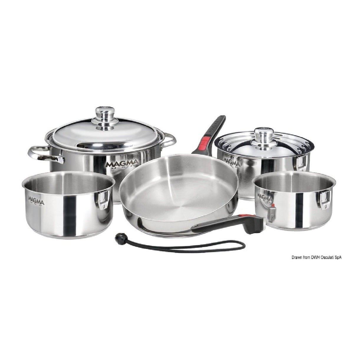 Magma Europe Pentole impilabili popote interno in ceramica