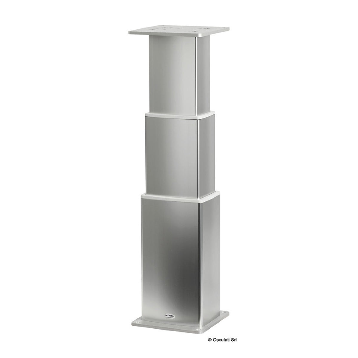 Pata de mesa eléctrica Osculati SQUARE-ALU 48.739.12