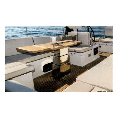 Noval SQUARE elektrisches Tischbein mit zwei oder drei Stufen