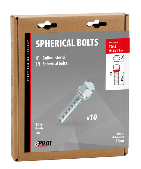 Pilot Set 10 bulloni sferici - TS3 - D/Blister