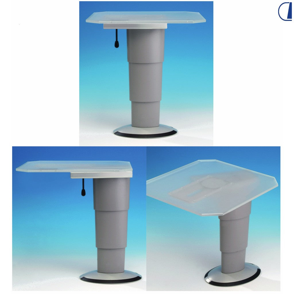 Di-Tec Gamba tavolo ovale fissa H 685 mm per camper