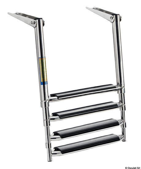 Osculati Scaletta telescopica BIG 4 gradini sovraplancetta slide-out 49.541.84 - AmerigoStore