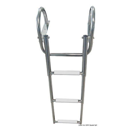 Osculati Scaletta telescopica da plancetta con maniglioni 49.546.03