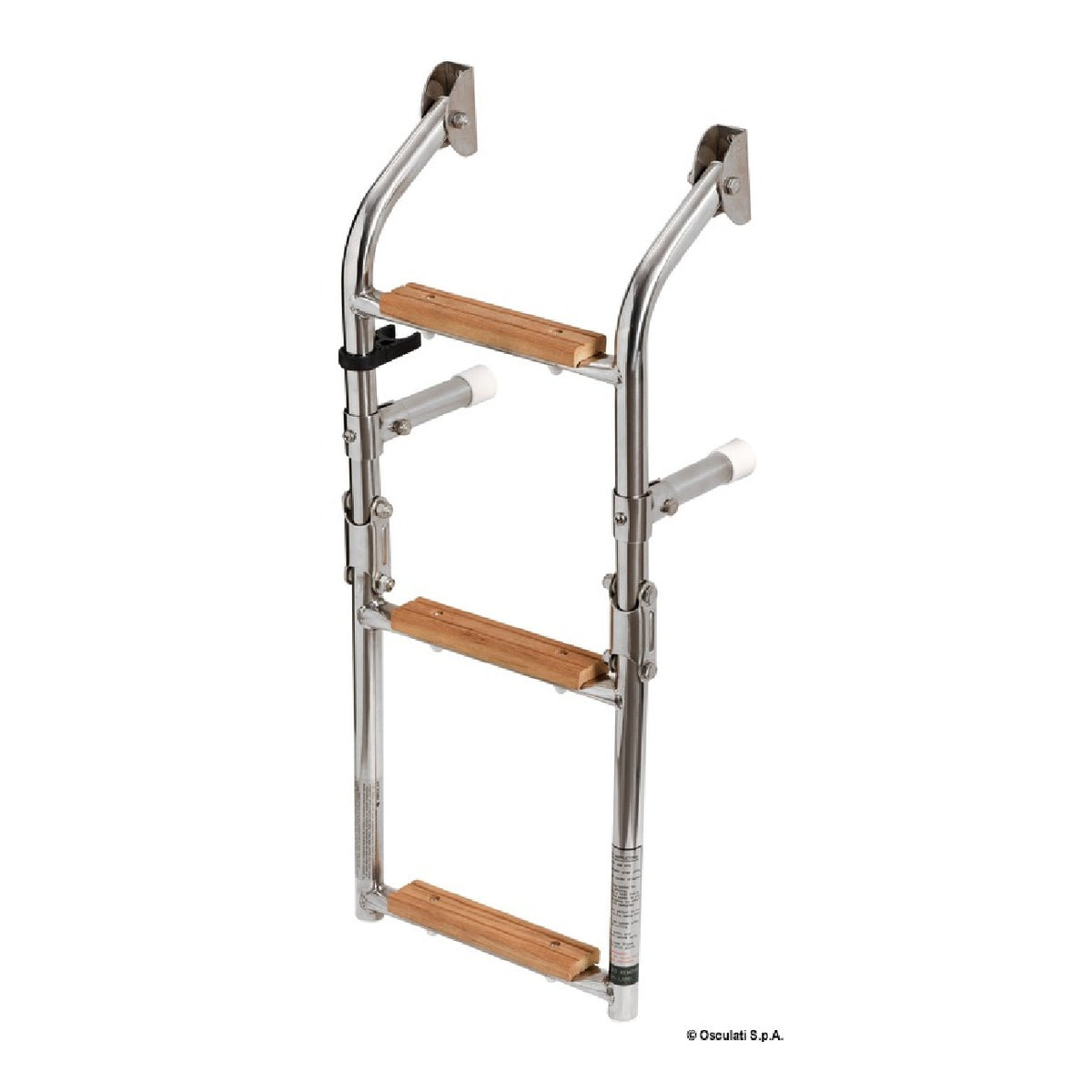 Escalera de acero inoxidable/madera Osculati 49.566.03