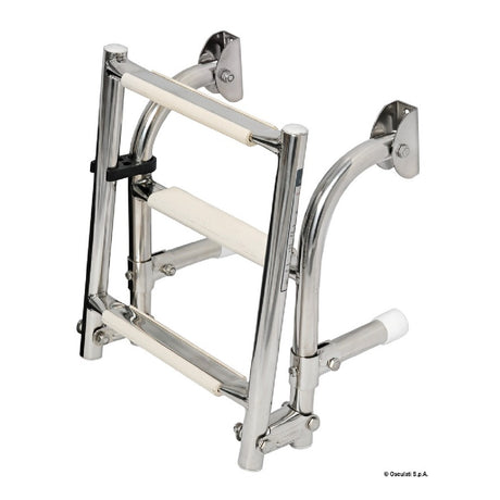 Osculati Scaletta pieghevole fissaggio su murata in Inox 49.572.03