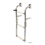 Osculati Scaletta pieghevole fissaggio su murata in Inox 49.572.03