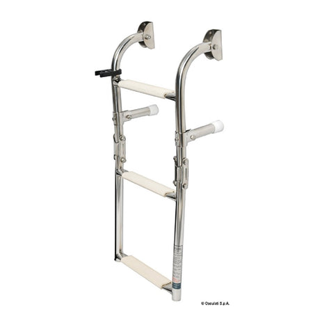 Osculati Scaletta pieghevole fissaggio su murata in Inox 49.572.03