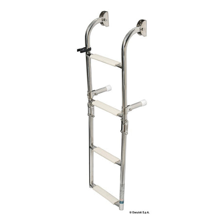 Osculati Scaletta pieghevole fissaggio su murata in Inox 49.572.03