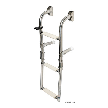 Osculati Scaletta pieghevole fissaggio su murata in Inox 49.572.03
