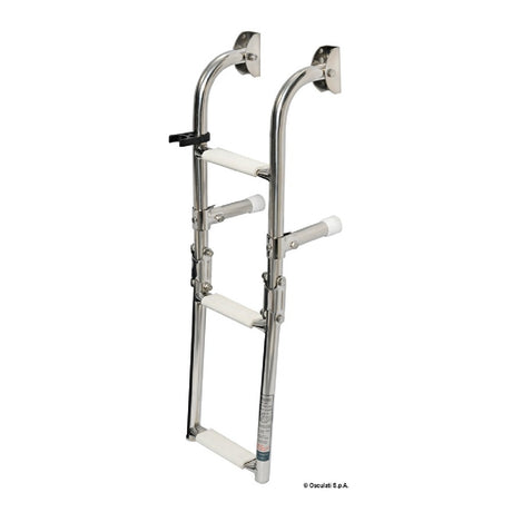 Osculati Scaletta pieghevole fissaggio su murata in Inox 49.572.03