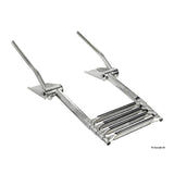 Osculati EasyUp Teleskopleiter über der Plattform mit Griffen 49.575.04