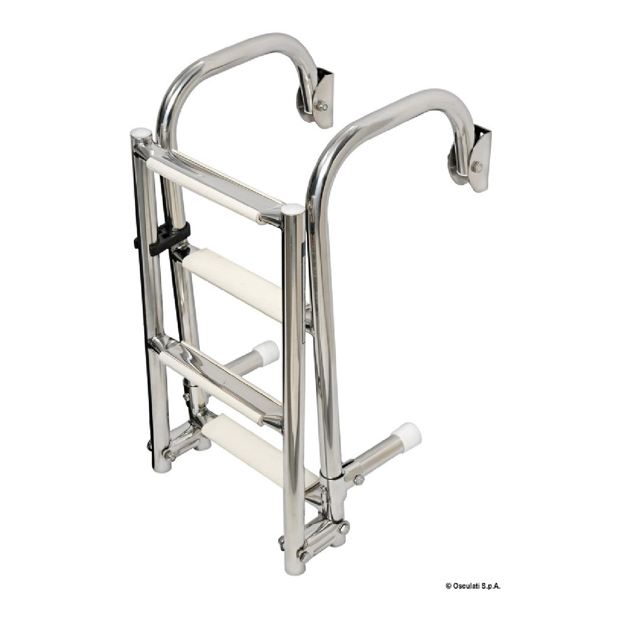Osculati Klappleiter mit gebogenen Beschlägen 49.582.03
