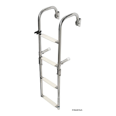 Osculati Scaletta pieghevole con attacchi arcuati 49.582.03