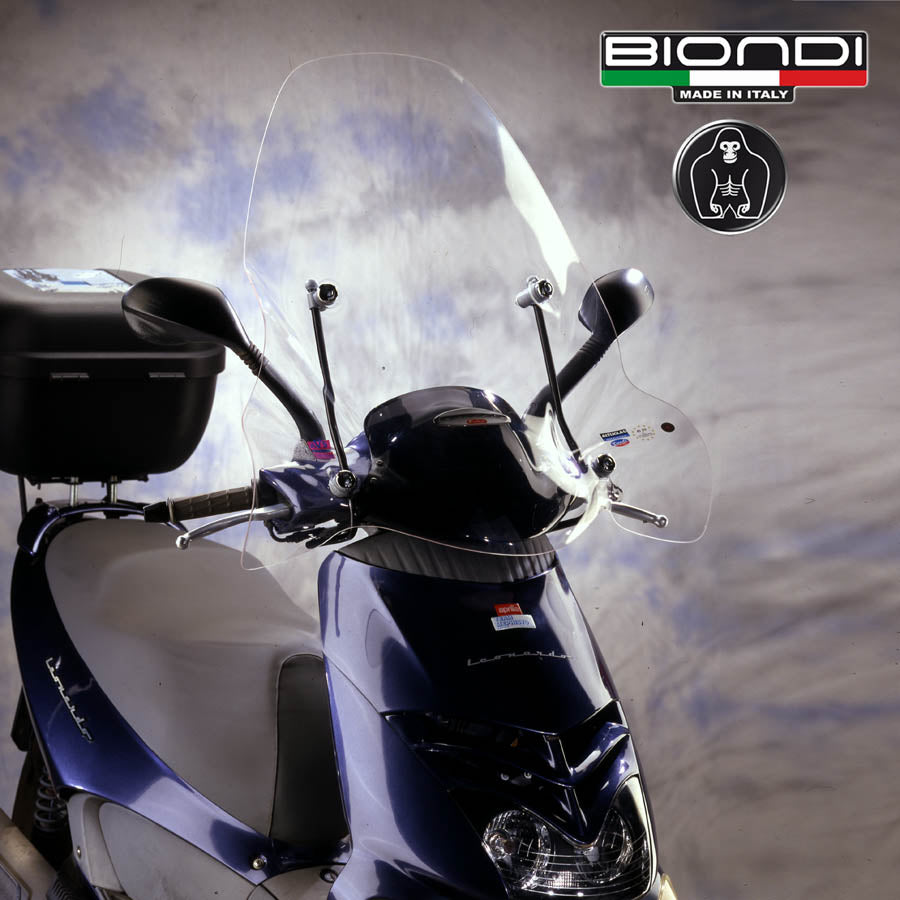 Biondi Parabrezza Club Aprilia Leonardo ST 125/150/250 cc 2001-2006 con Attacchi
