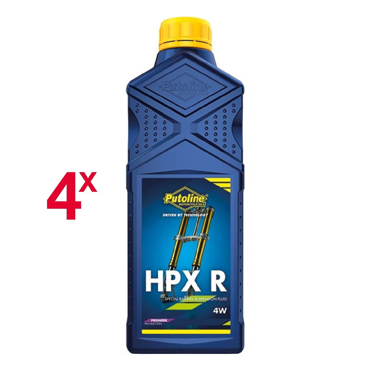 4 Liter Putoline HPX R 4W Motorradgabelöl