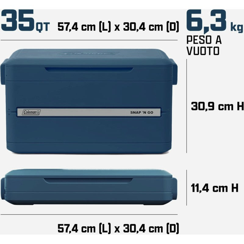 Coleman Snap'n Go Ghiacciaia Pieghevole 42 L