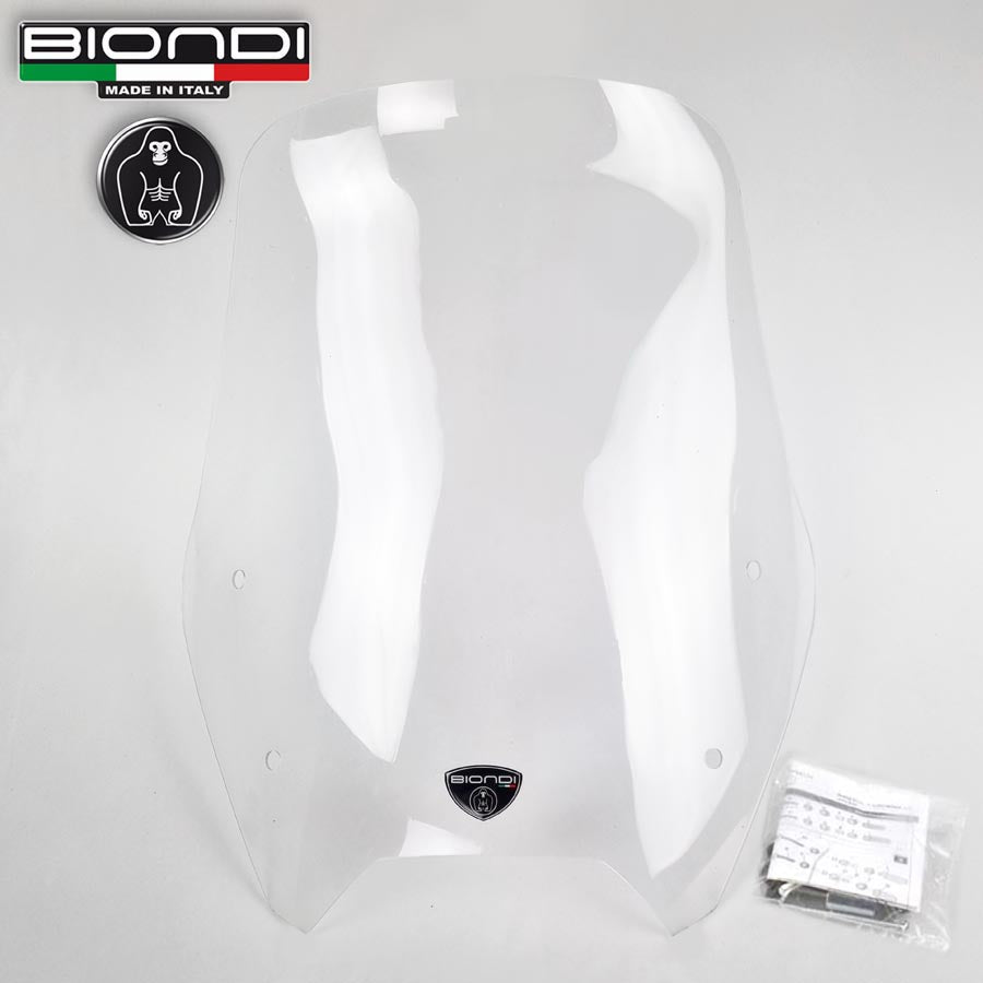 Biondi Parabrezza Ricambio per Voge Sfida R16 125-200cc (2024→) +4 cm