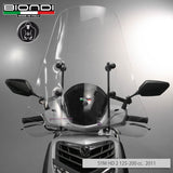 Biondi Parabrezza Club SYM HD Evo LH12 125 cc 2006 con Kit Attacchi