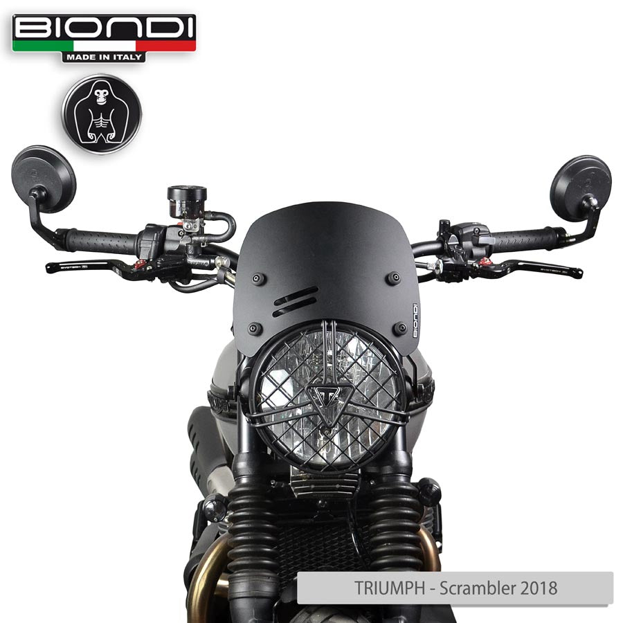 Biondi Cupolino Caffè Nero Satinato Kawasaki Z650 RS / Triumph Scrambler Speed Twin
