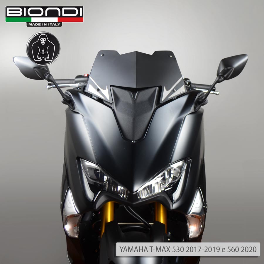 Biondi Wild Cupolino Alluminio Anodizzato Nero Opaco Yamaha T-Max 530 e 560