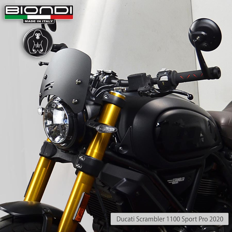 Biondi Cupolino Caffè Nero Satinato Ducati Scrambler 400/800/1100 - MPN 8010388
