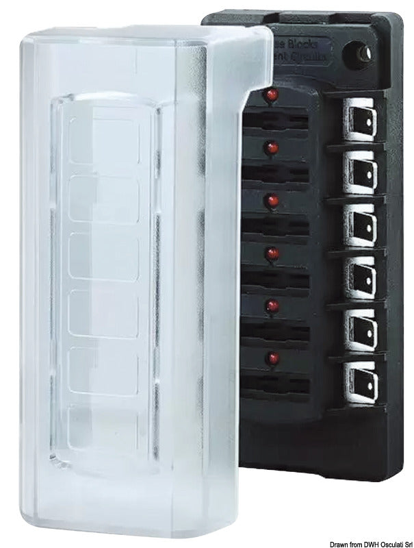 Osculati Scatola Portafusibili Compatta 32V 30A con LED